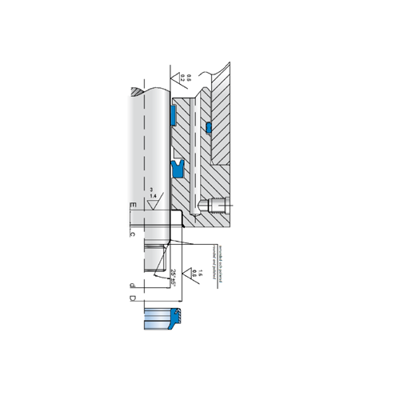 KLINGER Hydraulik Afstryger WSG pt diagram