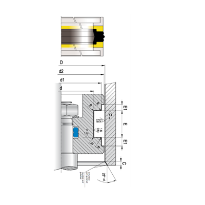 KLINGER Stempeltætninger KDSA pt Diagram