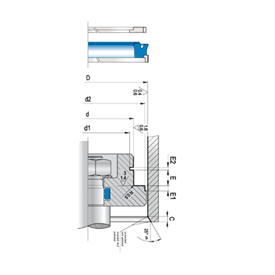 KLINGER Stempeltætninger PSH-RR pt Diagram